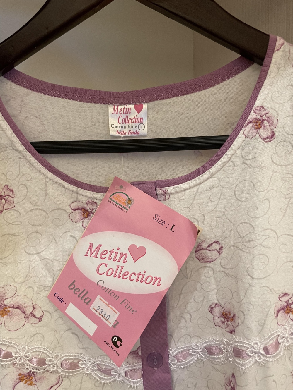Ночная сорочка Metin Collection,р-р L