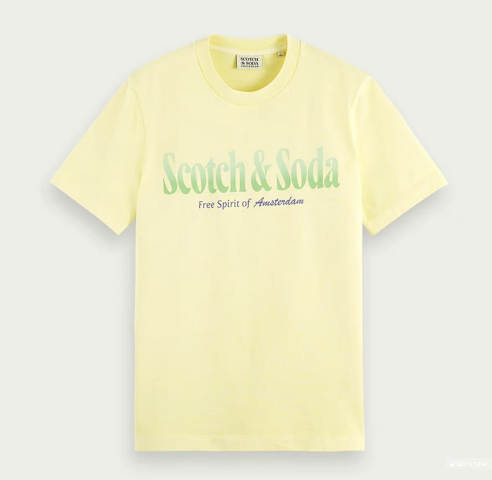 Футболка мужская Scotch & Soda, размер S, M