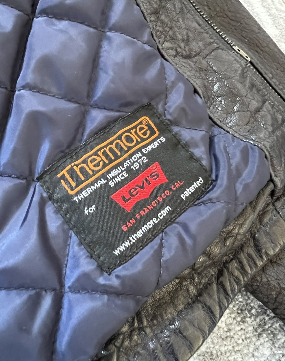 Кожаная куртка Levi’s, размер M