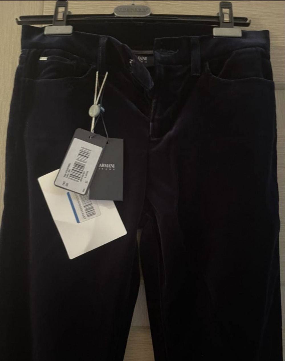 Бархатные брюки джинсы Armani Jeans р. 27 (на 42)