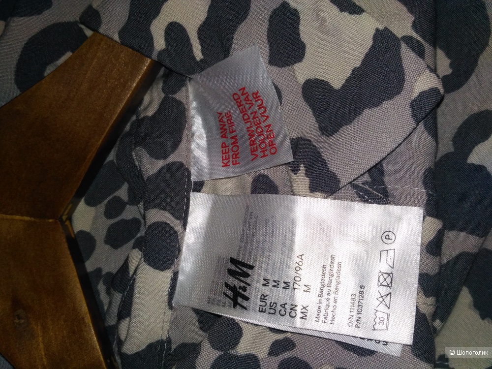 H&M блузка из вискозы р. М