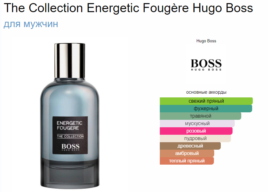 Парфюм мужской Hugo Boss «The Collection Energetic " 100 ml