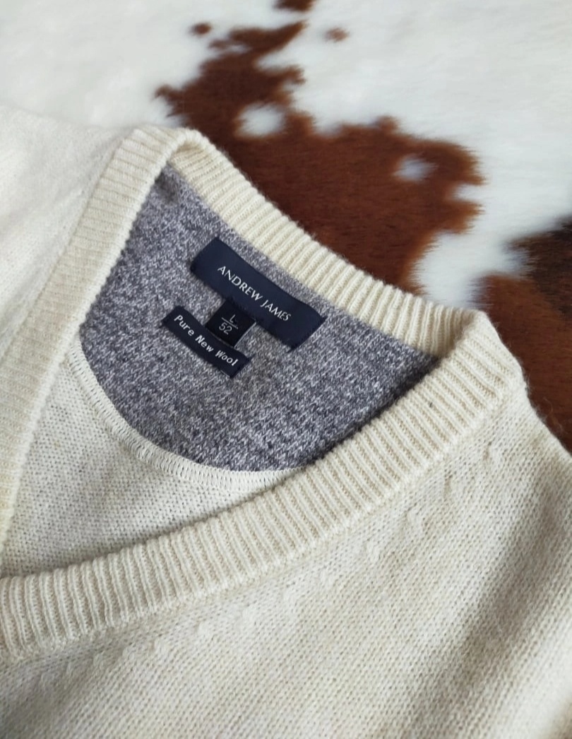 Шерстяной пуловер Andrew James размер L