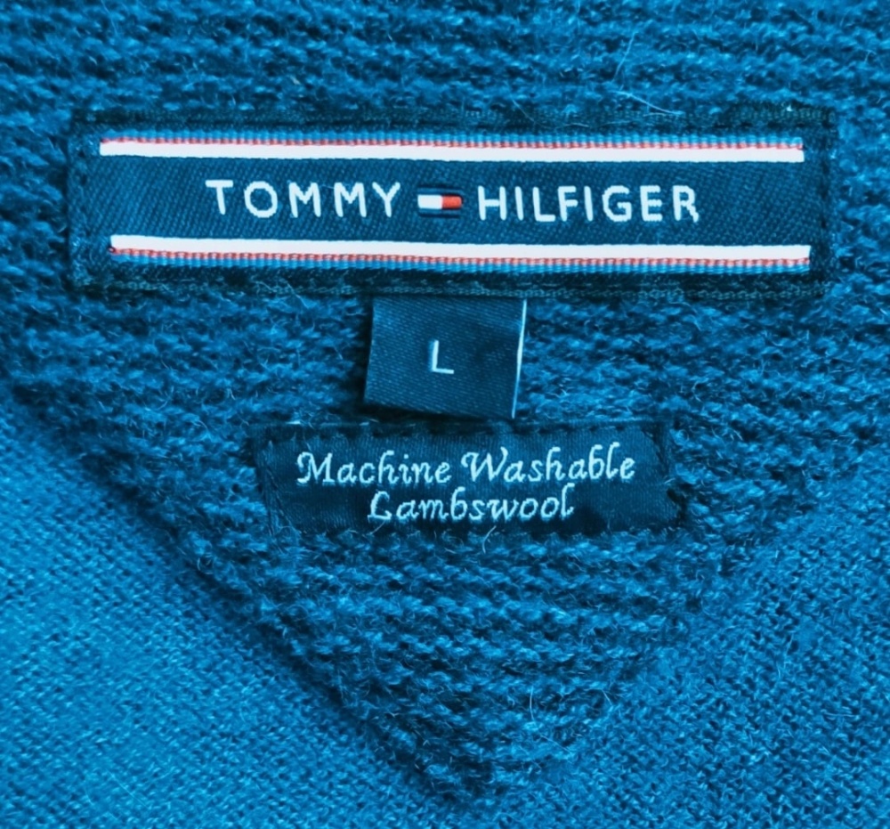 Шерстяной пуловер Тommy Hilfiger размер L