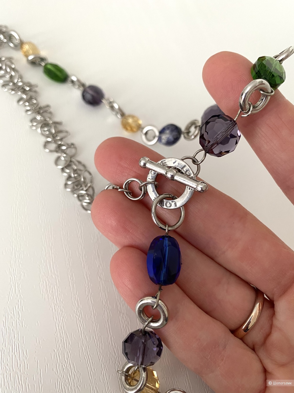 Чокер-ожерелье Love + кольцо размер 16,5-17,пробники Gucci