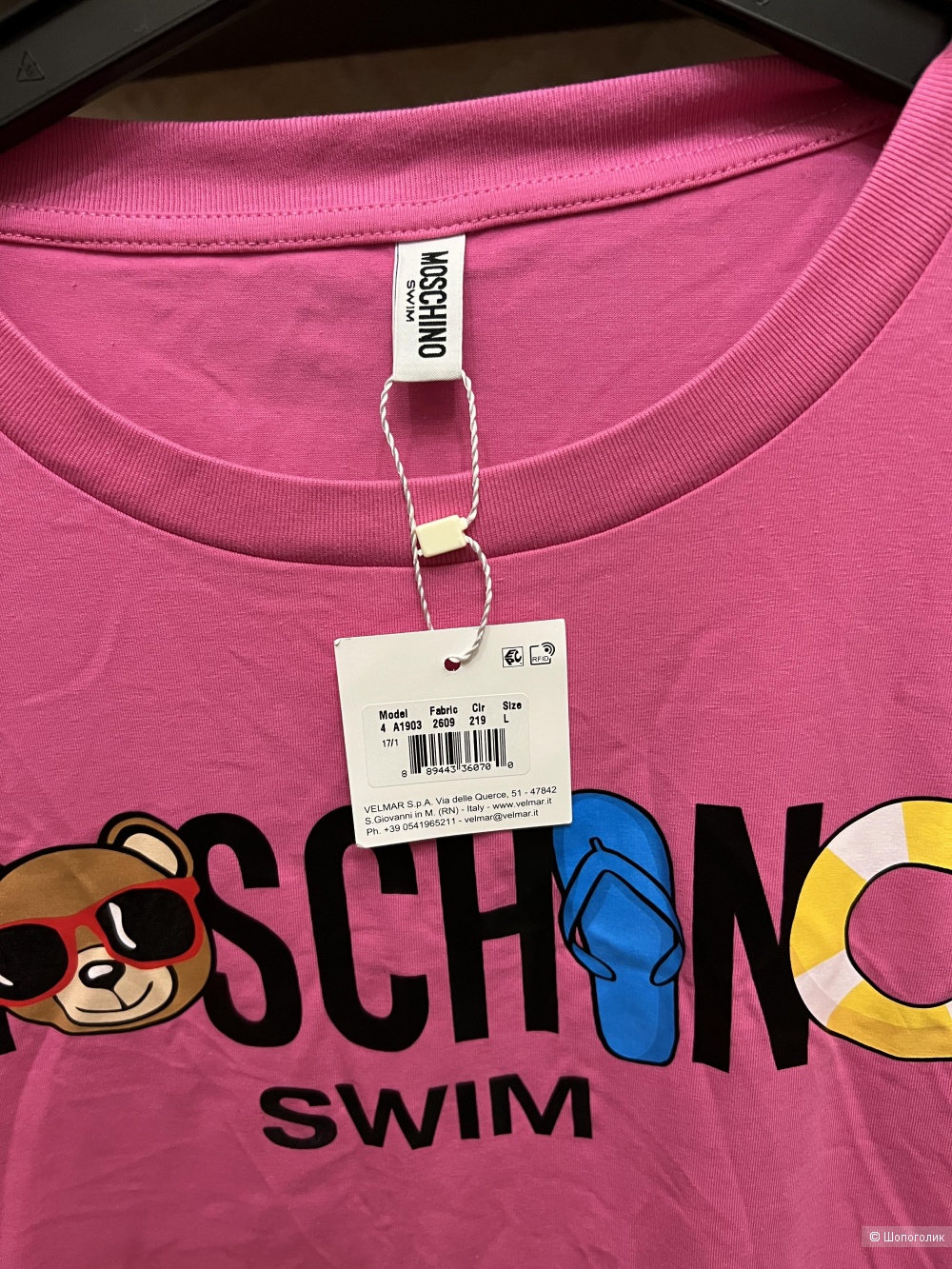 Футболка туника Moschino L