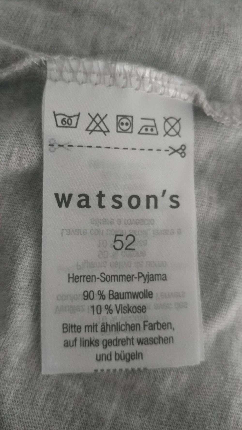 Футболка  Watson's р. 50/52