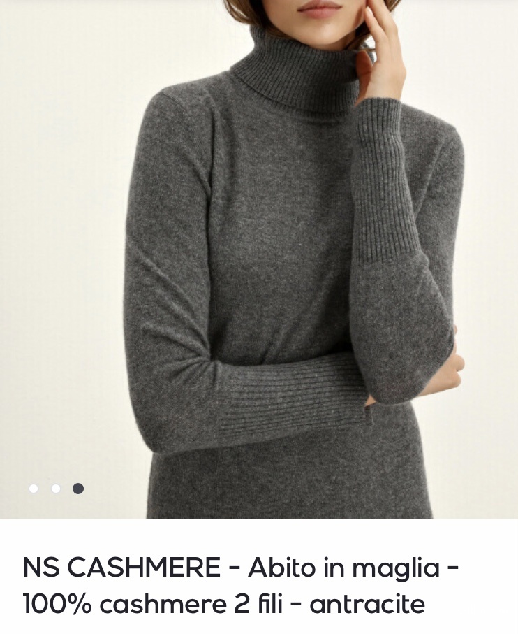 Кашемировое платье NS Cashmere размер S/M