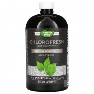 Nature's Way, Chlorofresh, жидкий хлорофилл, без добавок, 480 мл