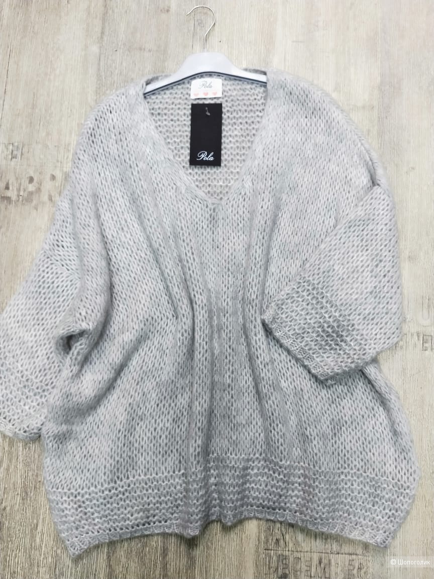 Джемпер свитер воздушной вязки POLA, oversize