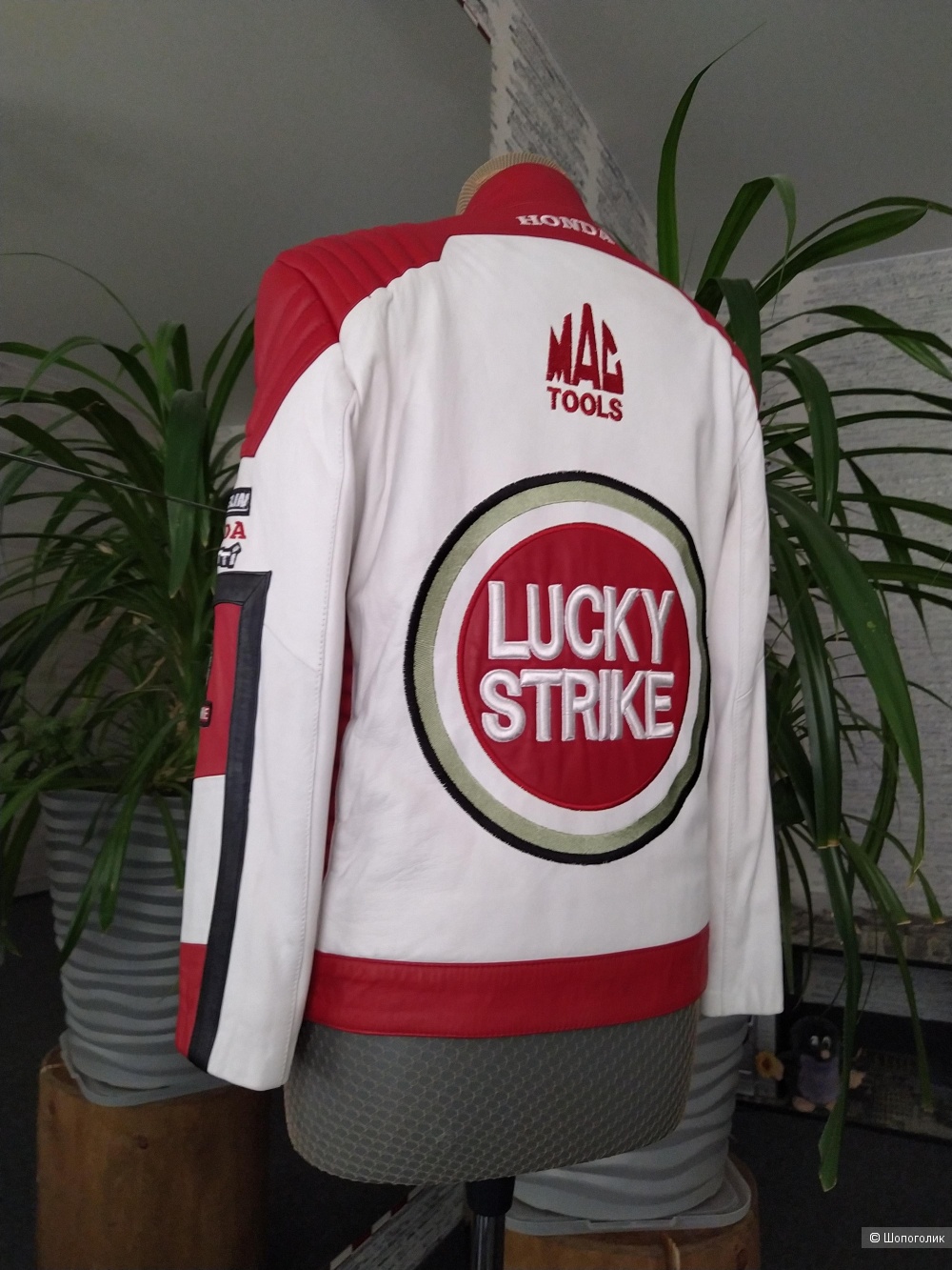 Куртка кожаная «Lucky strike», 42-44