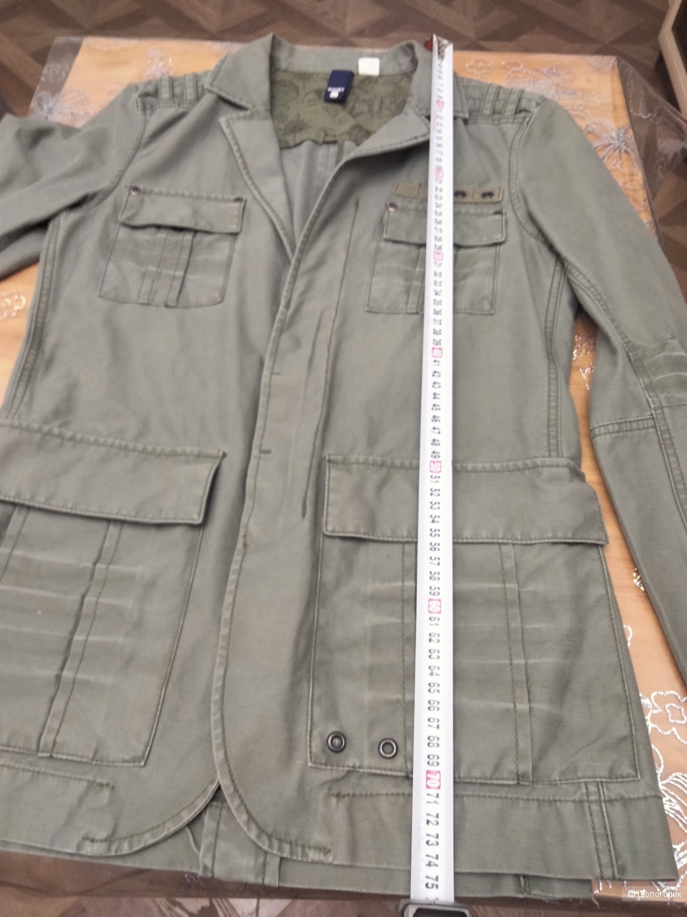 Джинсовый пиджак, H&M , размер S