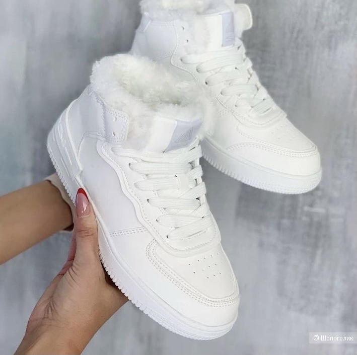 Кроссовки зимние с мехом под Nike, 35/36/37/38/39