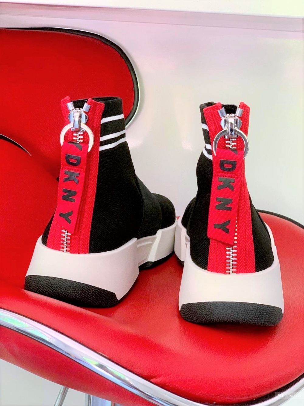Donna Karan,ботинки - кеды, размер 38