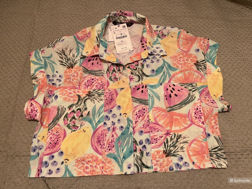Блузка Zara, размер L, мультицвет