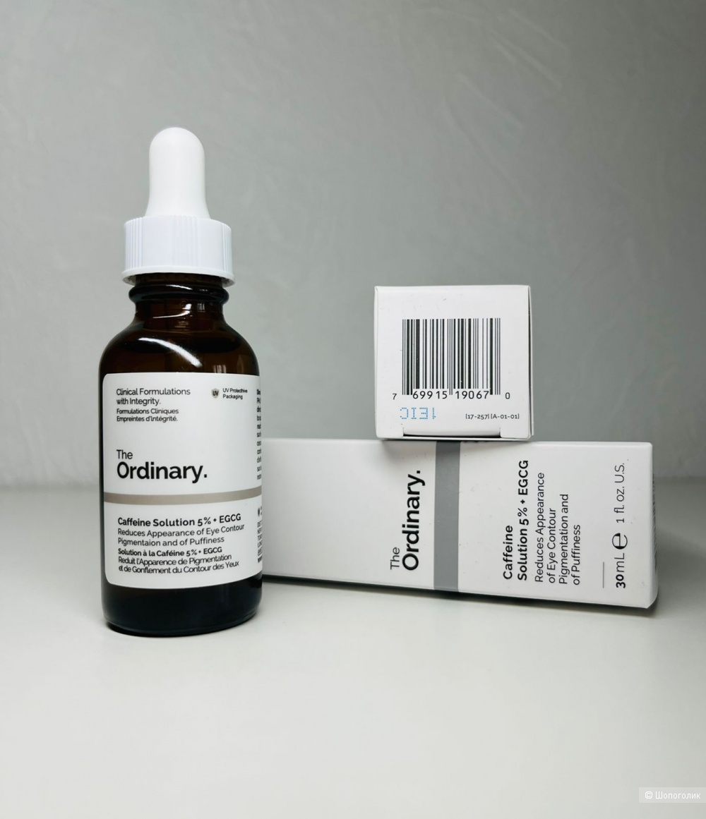 The Ordinary - Caffeine Solution 5% + EGCG - Сыворотка под глаза с кофеином и зеленым чаем 30мл