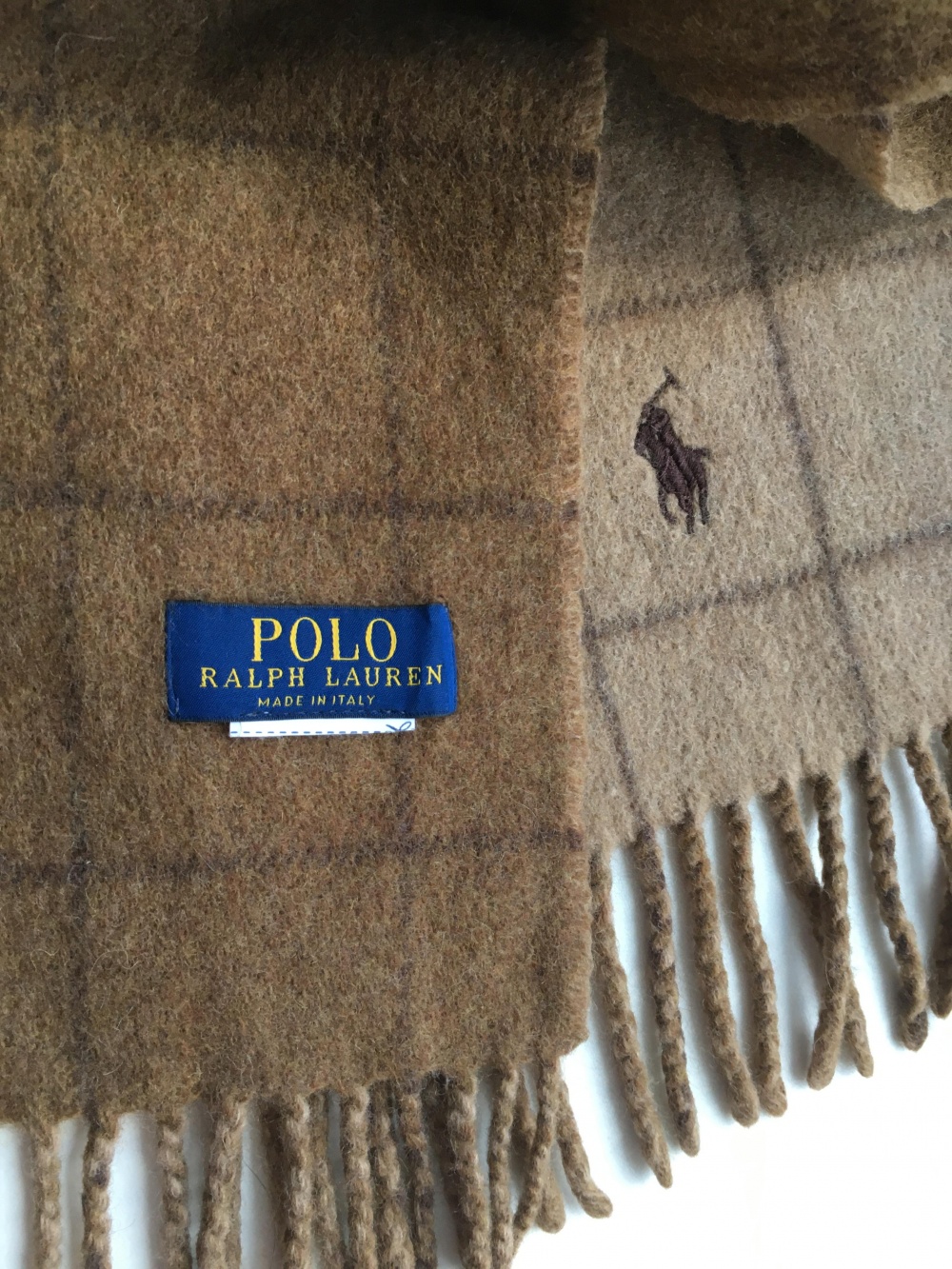 Шарф от Polo Ralph Lauren, размер 24*157 см.