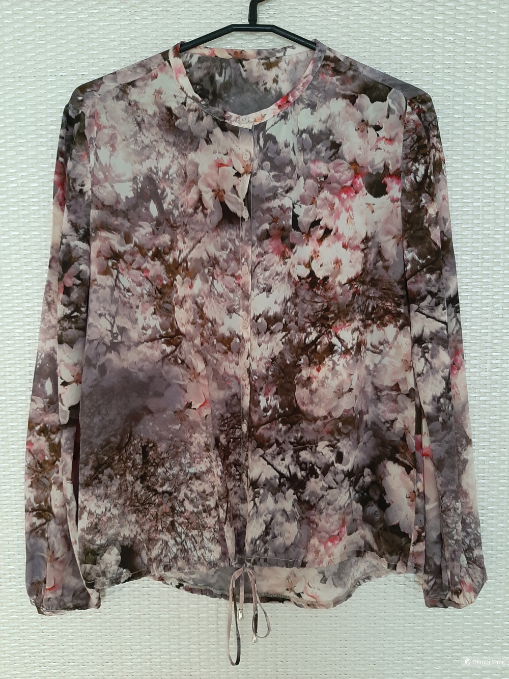 Шелковая блузка NUVOLA, размер 44 рос