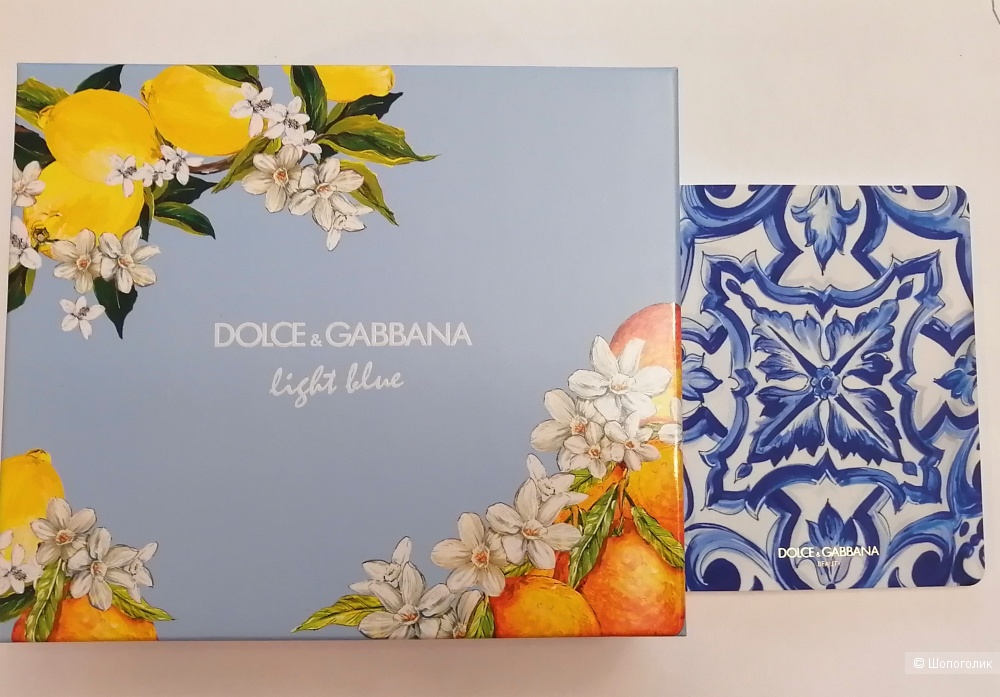 Набор Dolce&Gabbana Light blue, парфюм 25 мл +блокнот