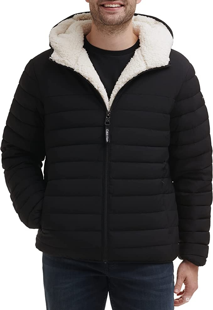 Calvin Klein Men's Hooded Down Jacket