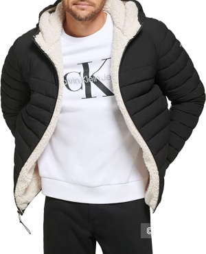 Calvin Klein Men's Hooded Down Jacket