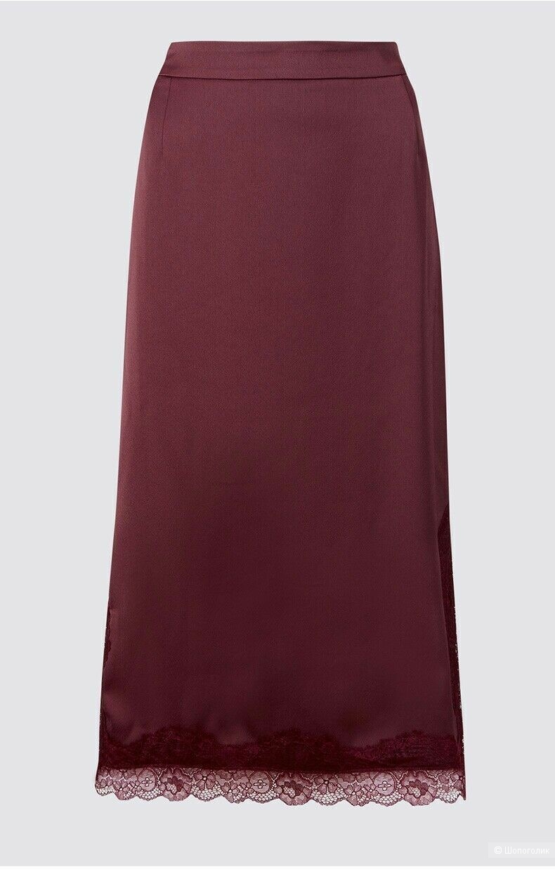 M&S юбка элегантная бордо новая 10(8)UK 42RUS