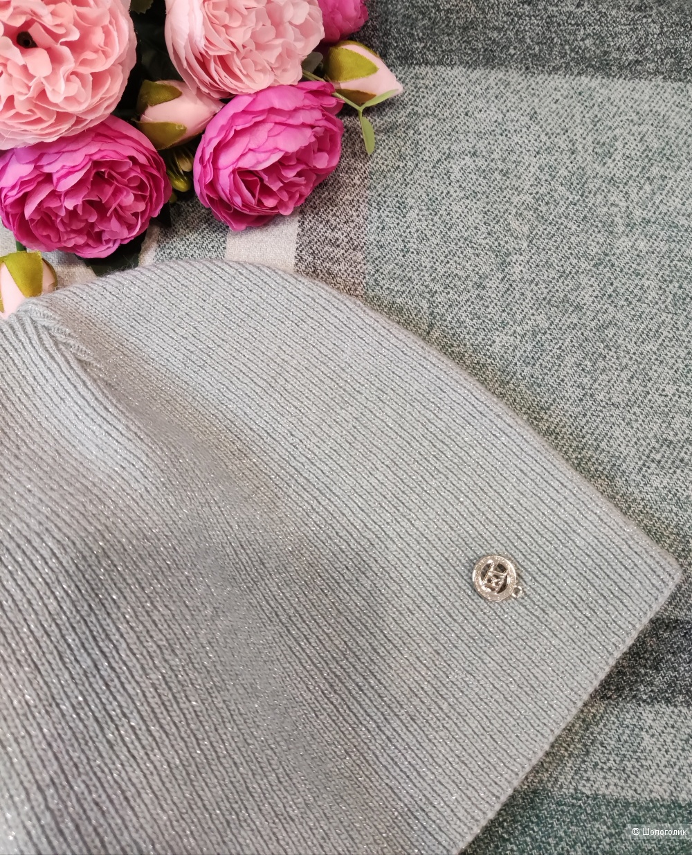 Комплект шапка Elite line + палантин cashmere, 70x200