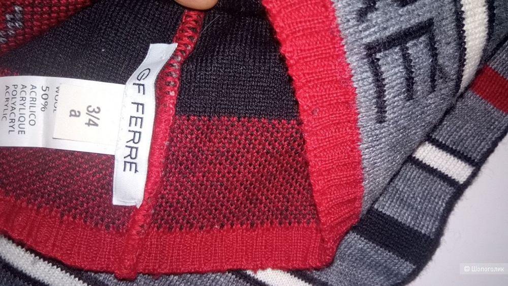 Комплект шапка и шарф GF Ferre, размер 1-3 года.