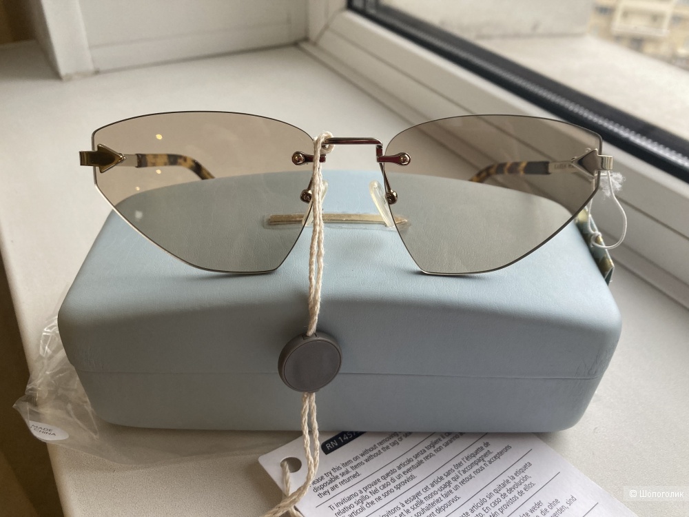 Солнцезащитные очки, KAREN WALKER, one size