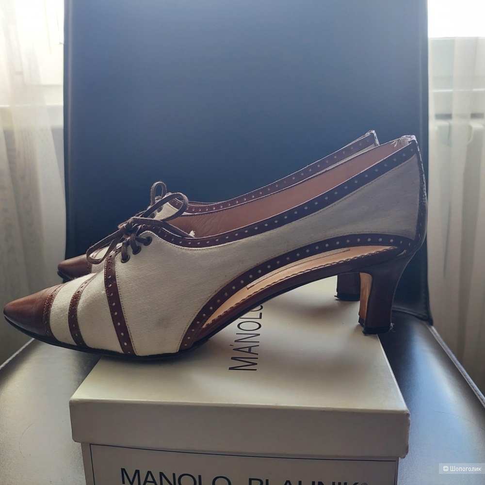 Туфли MANOLO BLAHNIK 39,5-40 размер б/у