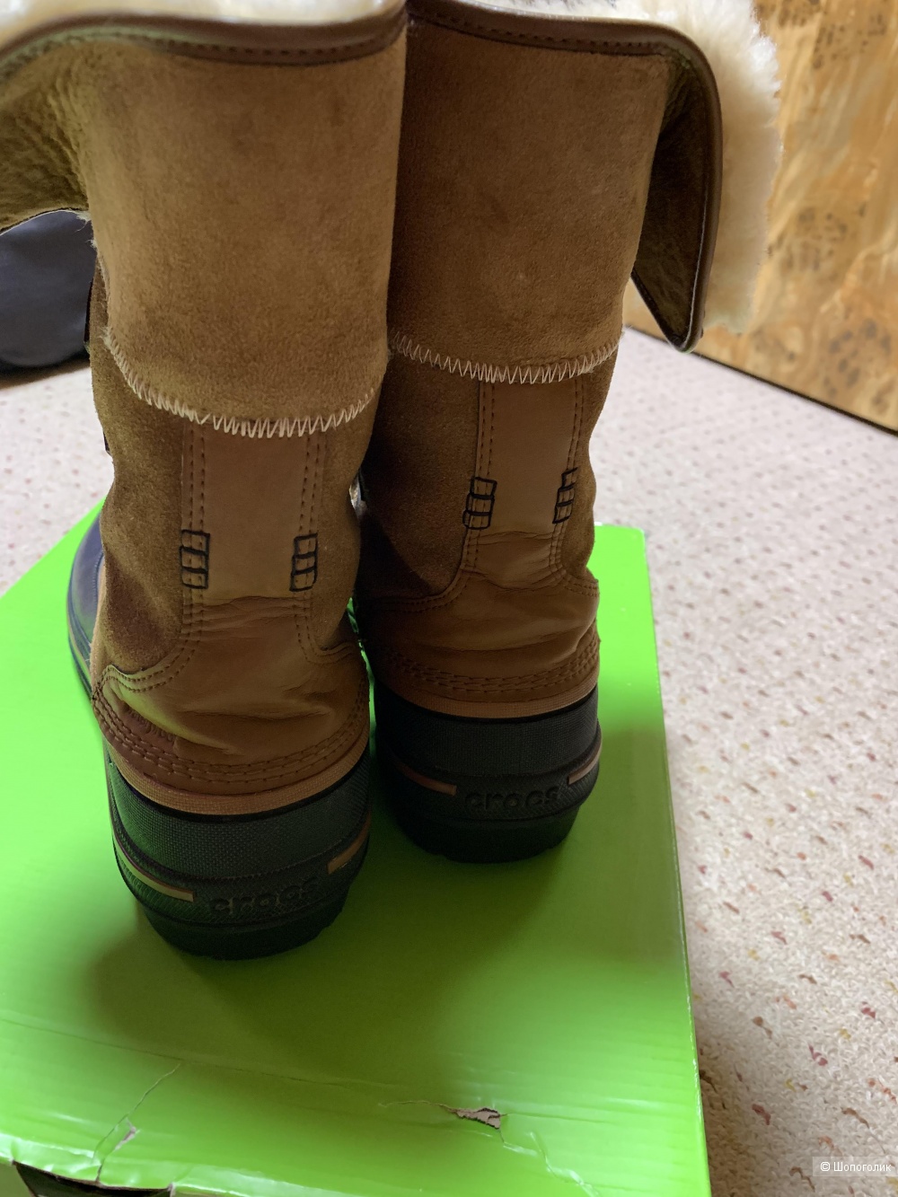 Crocs сапоги allcast lux boots 8/38-39