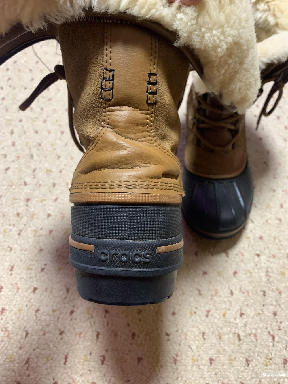 Crocs сапоги allcast lux boots 8/38-39