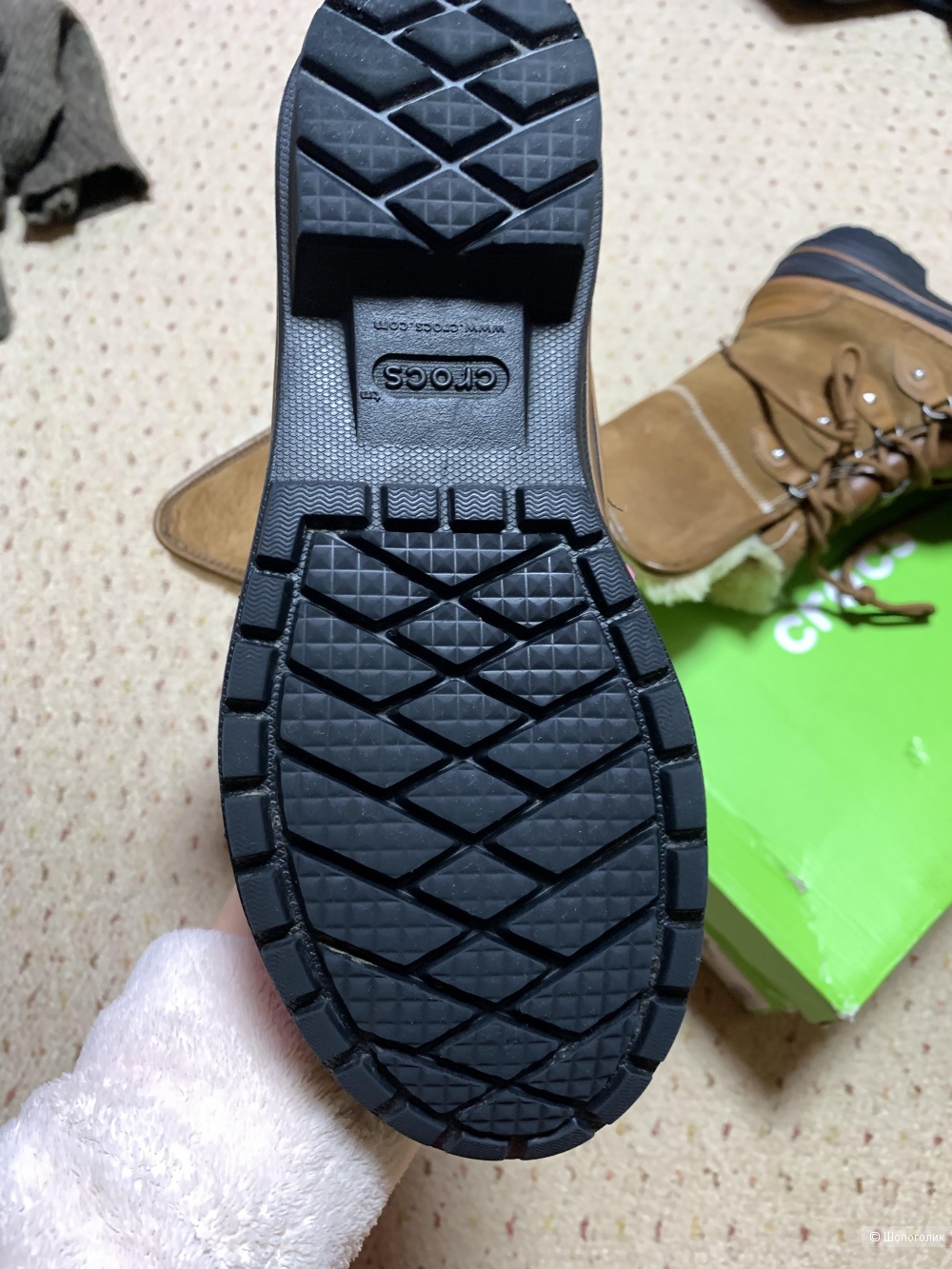 Crocs сапоги allcast lux boots 8/38-39