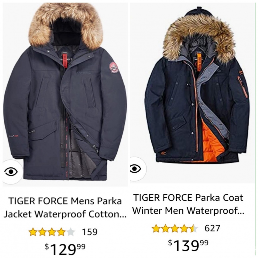 Парка Tiger force, размер 54, на 52-54-56
