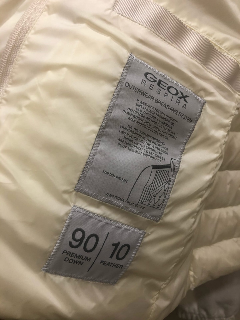 Пуховая куртка Geox Respira. Размер IT 48.