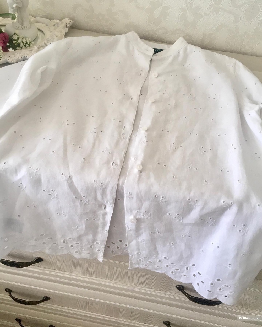 Льняная блузка Ralph Lauren размер s