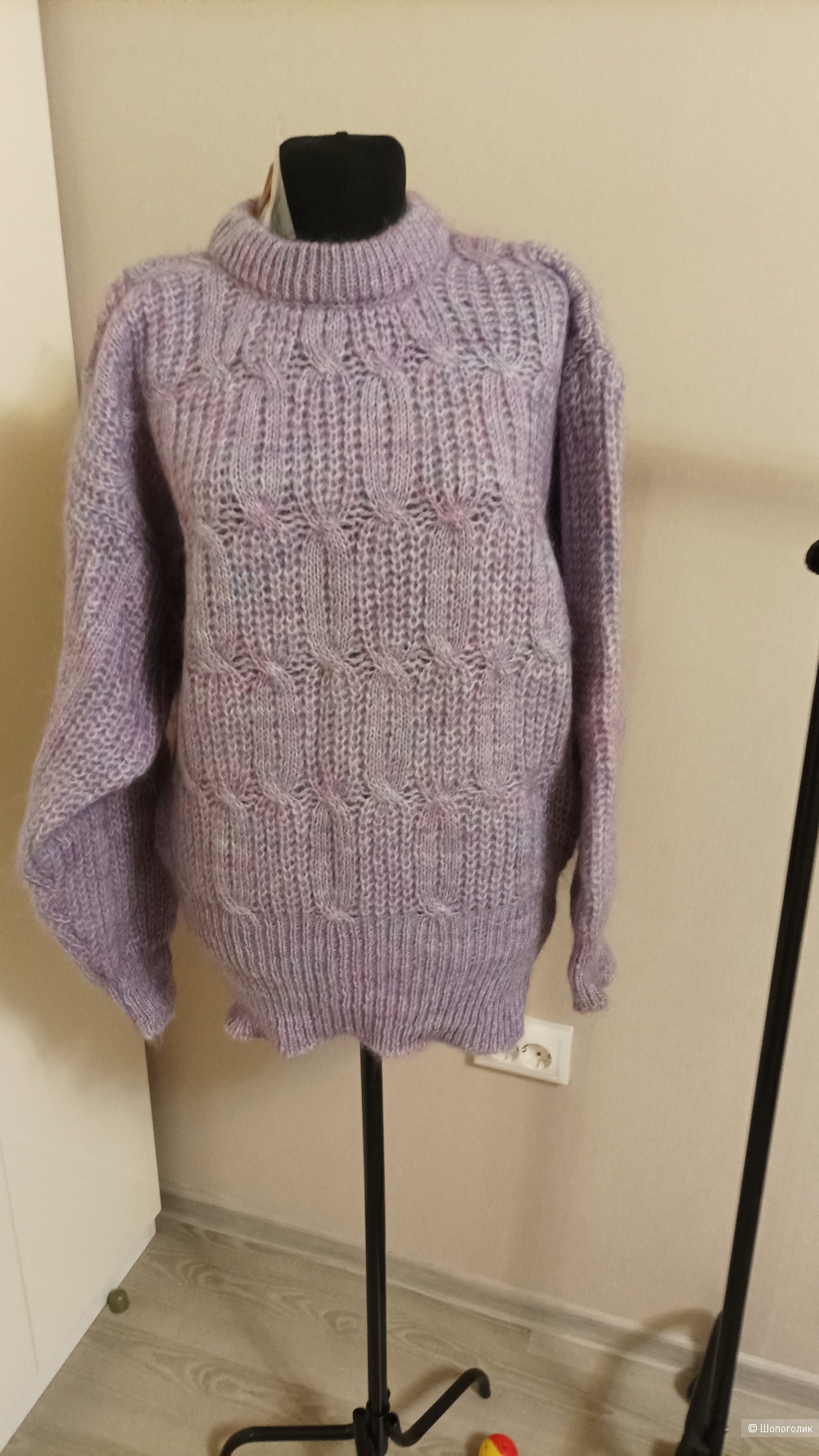 Винтажный свитер из мохера, 50