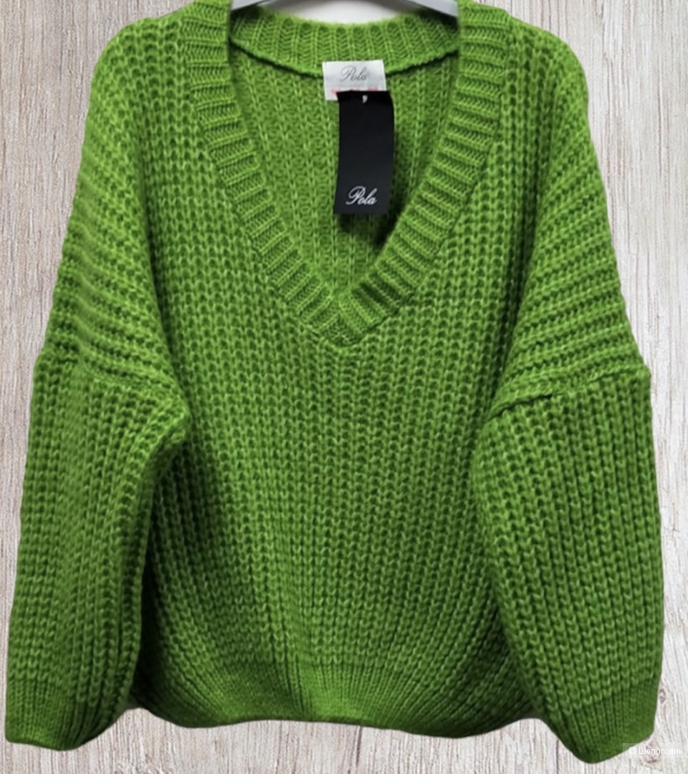 Джемпер свитер объемная вязка POLA , one size