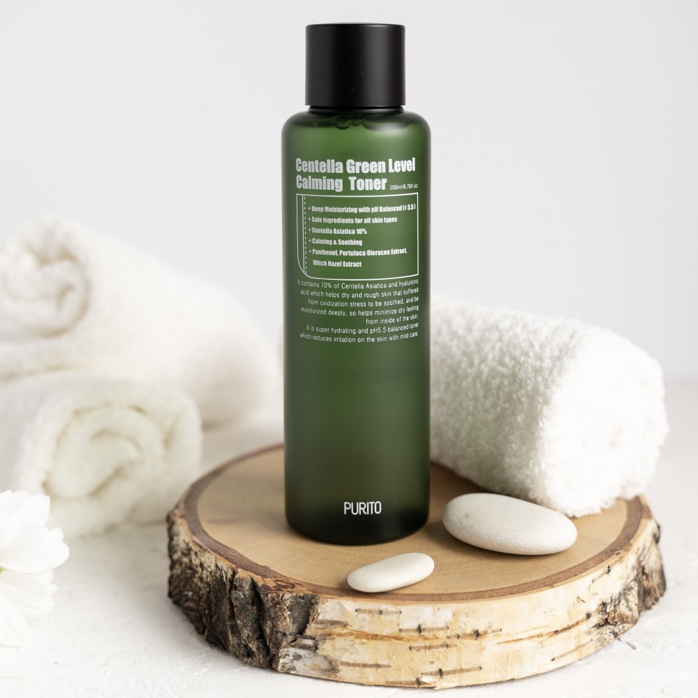 Бесспиртовой успокаивающий тонер с центеллой азиатской Purito Centella Green Level Calming Toner