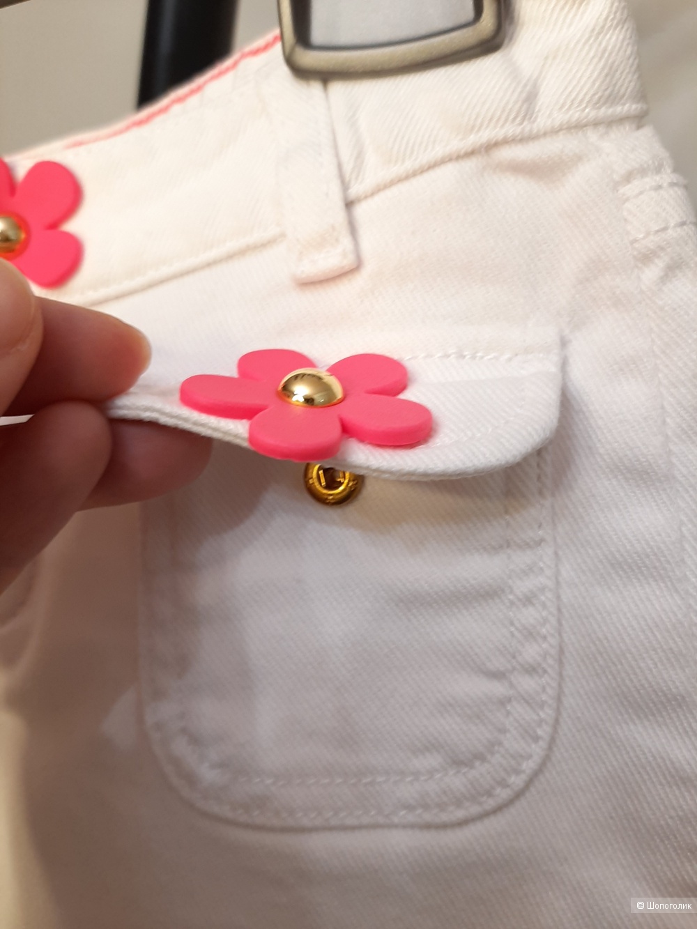 Джинсовые шорты Little Marc Jacobs на девочку 4 года, 104 см