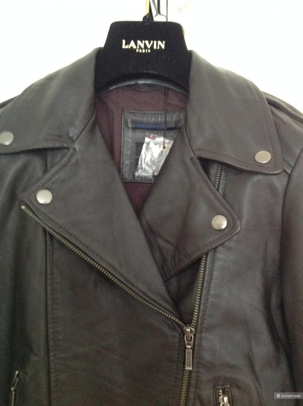 Кожаная куртка косуха Каляев, размер М, на 40-42-44