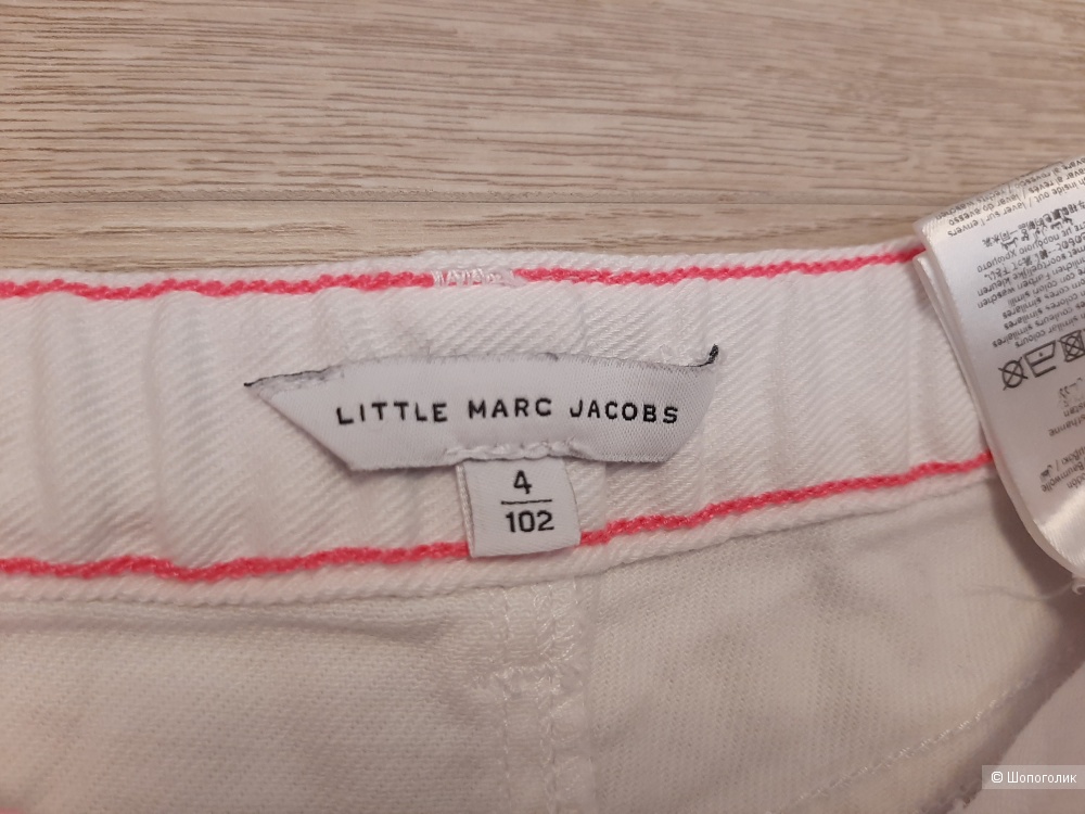 Джинсовые шорты Little Marc Jacobs на девочку 4 года, 104 см