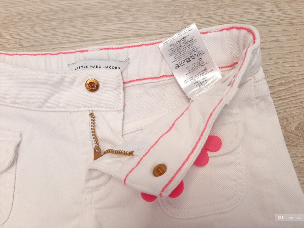 Джинсовые шорты Little Marc Jacobs на девочку 4 года, 104 см