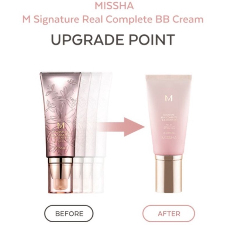 Тональный крем Missha M Signature Real Complete BB Cream NO.21 и 23 Light Pink Beige