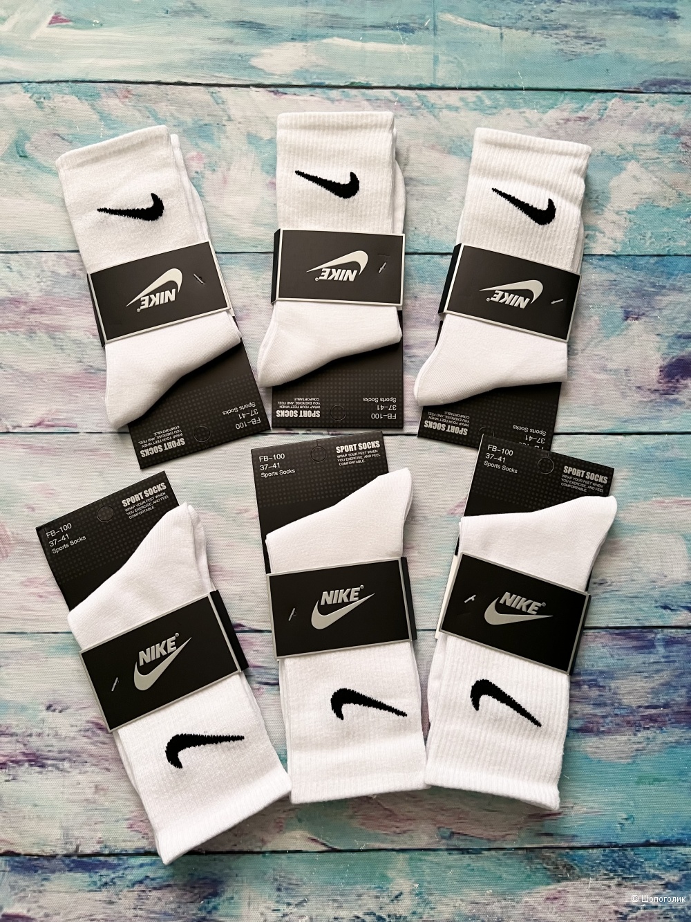 Женские носки Nike высокие р.36-41