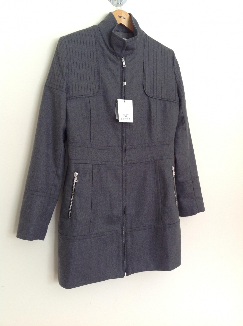 Лёгкое пальто/ куртка GF Ferre, размер 46 It, на 42-44-46