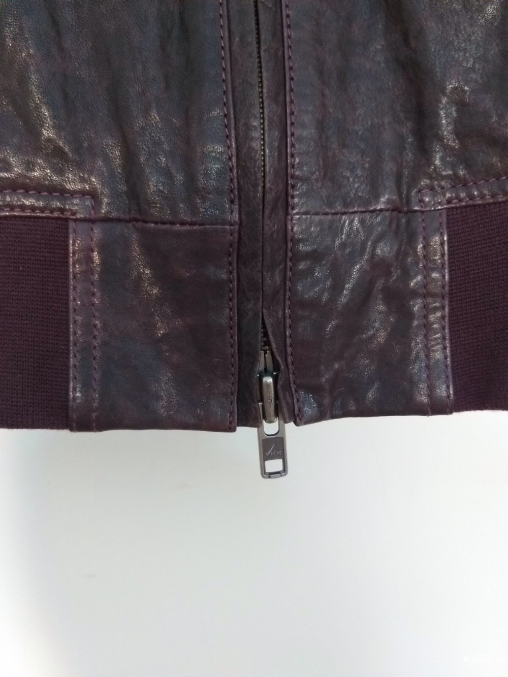 Кожаная куртка бомбер CNC costume national, размер 54 It, на 48-50-52