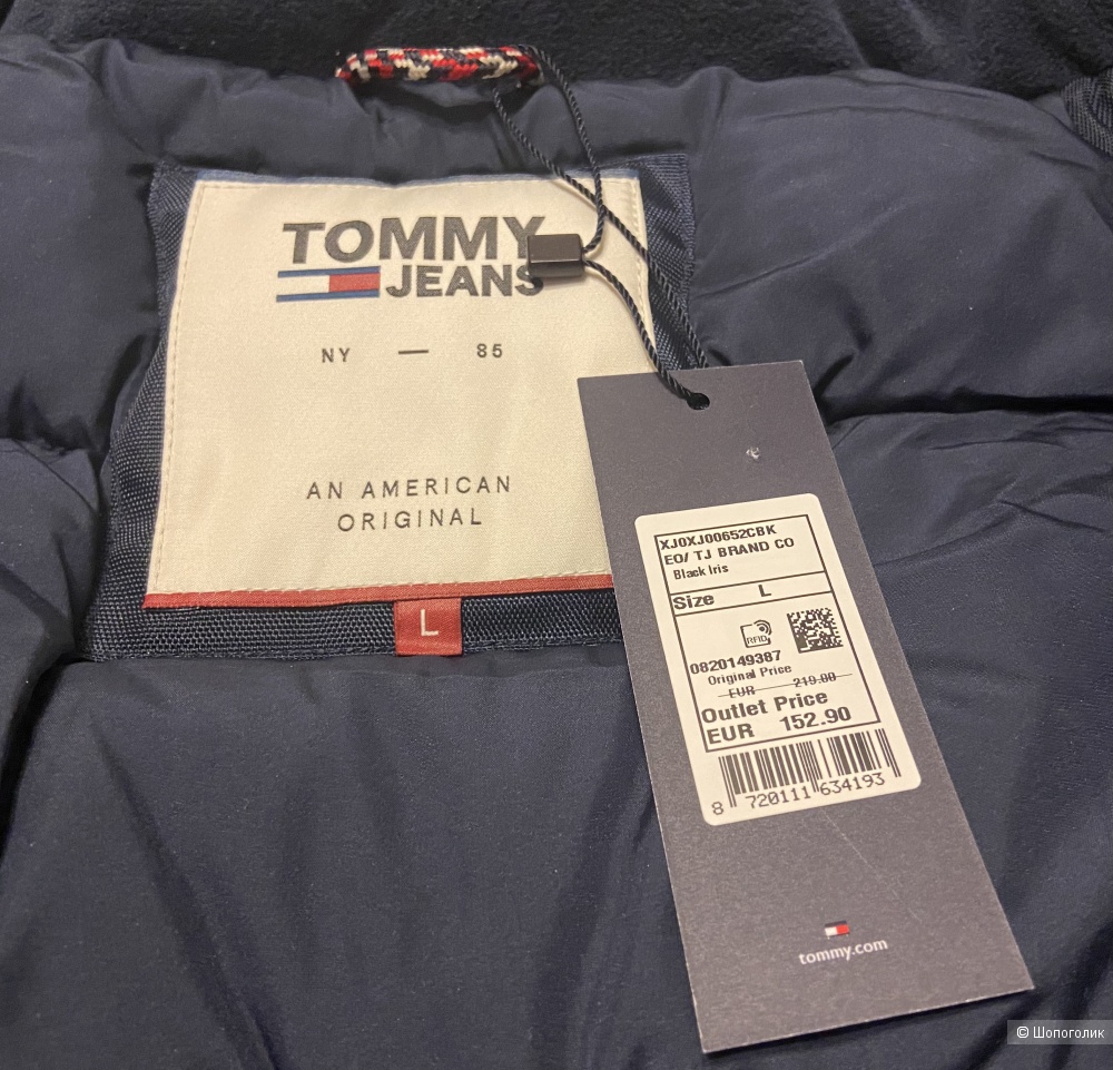 Куртка с капюшоном Tommy Hilfiger, р.L