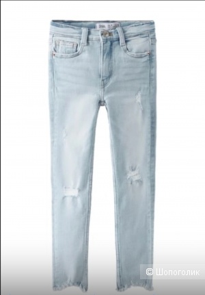 Zara джинсы skinny на девочку. Размер 13-14