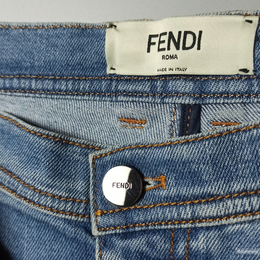 Укороченные джинсы Fendi 48р